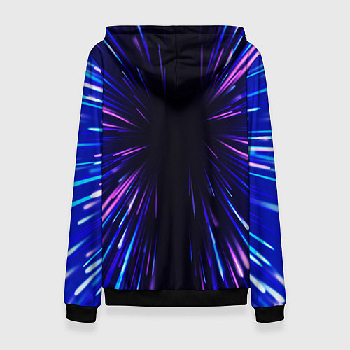 Женская толстовка David Bowie neon energy / 3D-Черный – фото 2