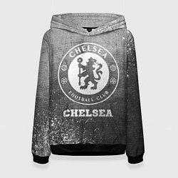 Толстовка-худи женская Chelsea - grey gradient, цвет: 3D-черный