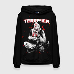 Толстовка-худи женская Terrifier clown Art, цвет: 3D-черный