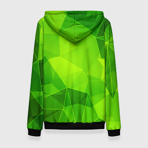 Женская толстовка David Bowie green poly / 3D-Черный – фото 2