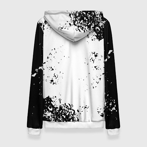 Женская толстовка Asking Alexandria - рок пес / 3D-Белый – фото 2