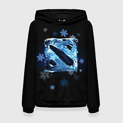 Толстовка-худи женская Dota 2 - ice, цвет: 3D-черный