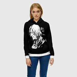 Толстовка-худи женская После стольких лет, цвет: 3D-белый — фото 2