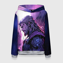 Толстовка-худи женская Thor - Neon rain, цвет: 3D-меланж