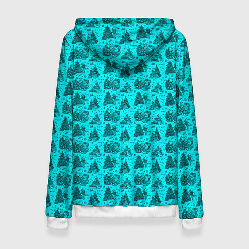 Женская толстовка Новогодние звери / 3D-Белый – фото 2