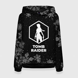 Толстовка-худи женская Снежный Tomb Raider, цвет: 3D-черный
