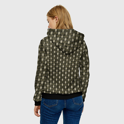 Женская толстовка Корзинка / 3D-Черный – фото 4