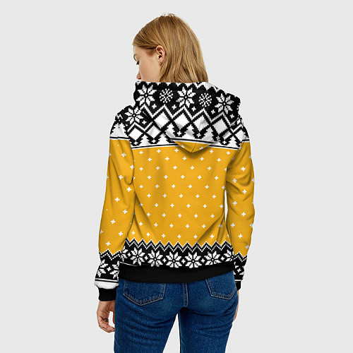 Женская толстовка Свитер новогодний Майки / 3D-Черный – фото 4