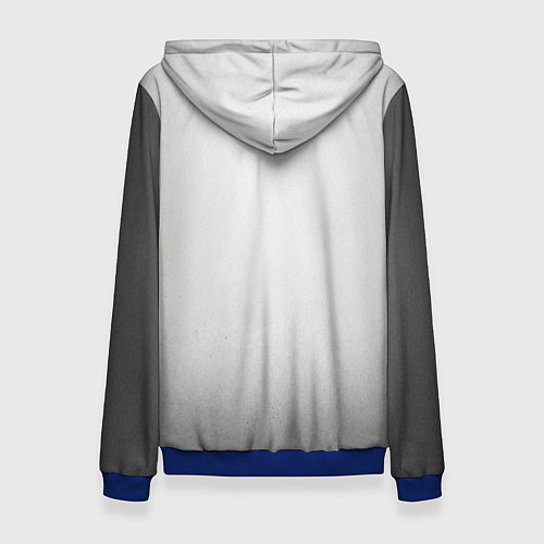 Женская толстовка Дольки банана / 3D-Синий – фото 2