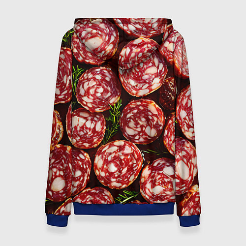 Женская толстовка Салями / 3D-Синий – фото 2