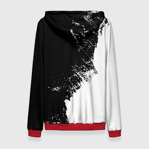 Женская толстовка Arctic Monkeys - лого / 3D-Красный – фото 2