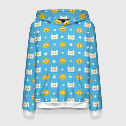 Женская толстовка Время приключений паттерн