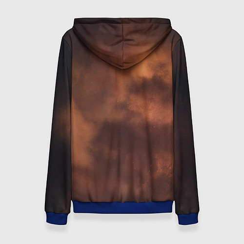 Женская толстовка Бэтмен темные ночи / 3D-Синий – фото 2