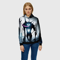 Толстовка-худи женская Venom in the forest, цвет: 3D-черный — фото 2