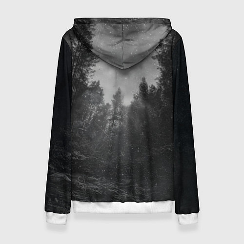 Женская толстовка Котик и НЛО / 3D-Белый – фото 2