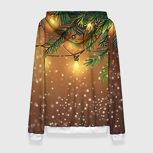 Женская толстовка Змеи к нам приходят / 3D-Белый – фото 2