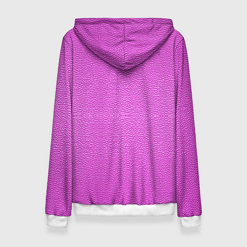 Женская толстовка Текстура розовой кожи / 3D-Белый – фото 2