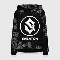 Толстовка-худи женская Снежный Sabaton, цвет: 3D-черный