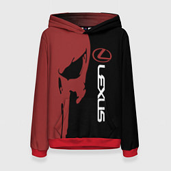 Женская толстовка Lexus и череп