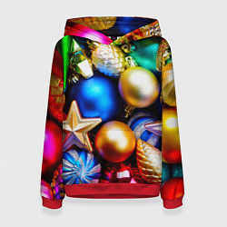 Женская толстовка Новогодние украшения