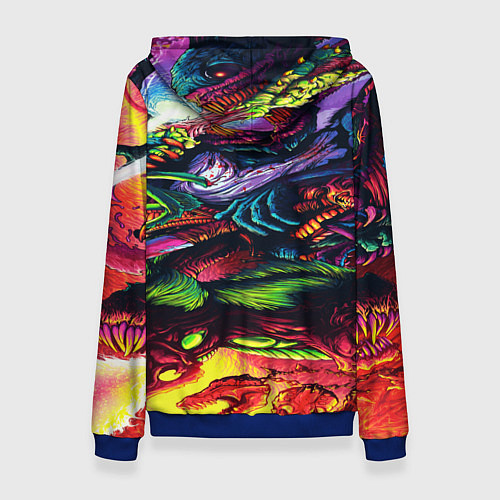 Женская толстовка Tekken hyper monster steel / 3D-Синий – фото 2