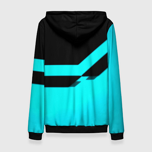 Женская толстовка Dayz geometry / 3D-Черный – фото 2