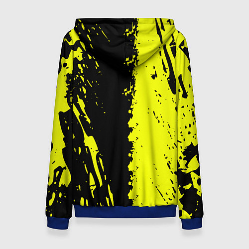 Женская толстовка Borussia краски текстура / 3D-Синий – фото 2