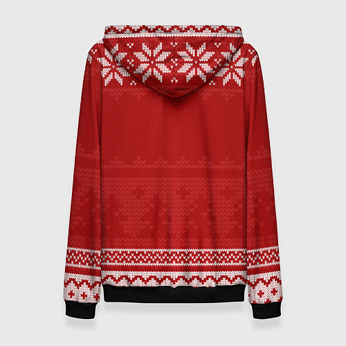 Женская толстовка Новогодний Ghost of Tsushima / 3D-Черный – фото 2