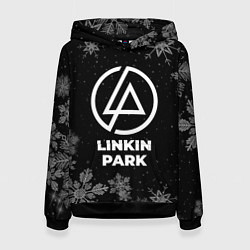 Толстовка-худи женская Снежный Linkin Park, цвет: 3D-черный