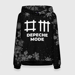 Толстовка-худи женская Снежный Depeche Mode, цвет: 3D-черный