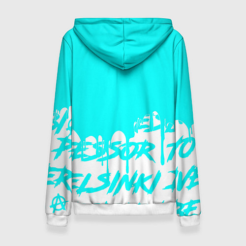 Женская толстовка Rust надписи краски / 3D-Белый – фото 2