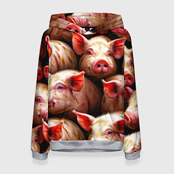 Женская толстовка Поросята