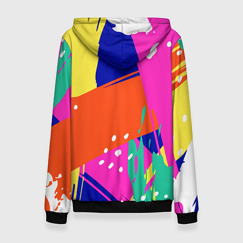 Женская толстовка Rick-Venom and Morty - rock group / 3D-Черный – фото 2