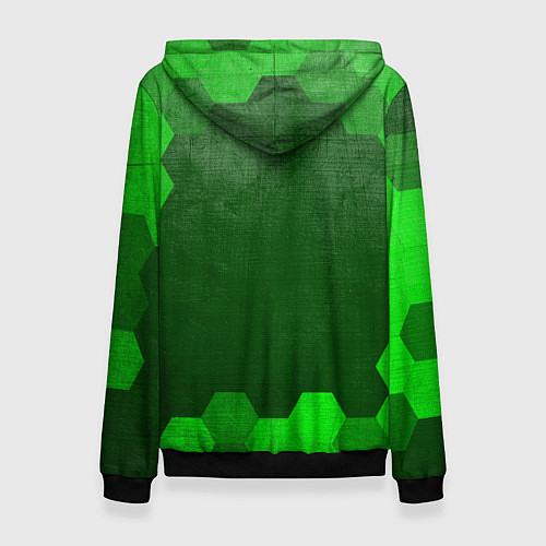 Женская толстовка Rainbow Six - green gradient / 3D-Черный – фото 2