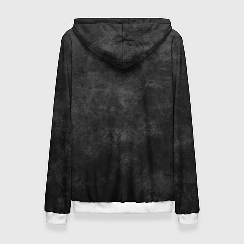 Женская толстовка Яростный волк на темном фоне / 3D-Белый – фото 2