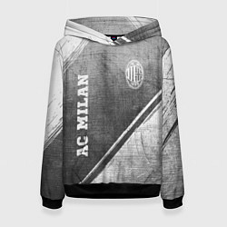 Женская толстовка AC Milan - grey gradient вертикально