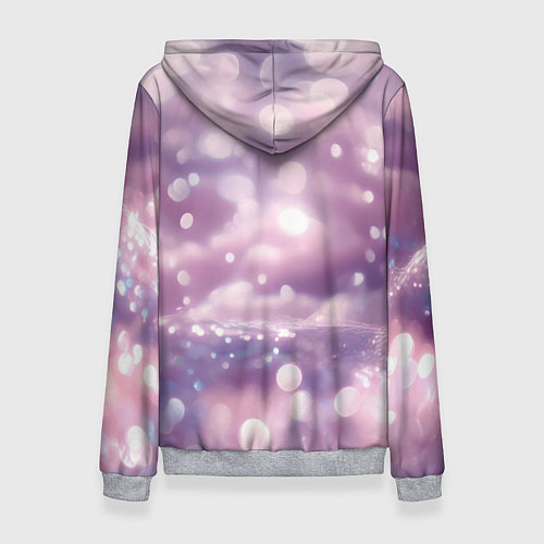 Женская толстовка Влюбленные зайчики / 3D-Меланж – фото 2