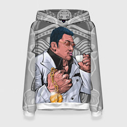 Толстовка-худи женская Ма Дон Сок - якудза с капучино, цвет: 3D-белый