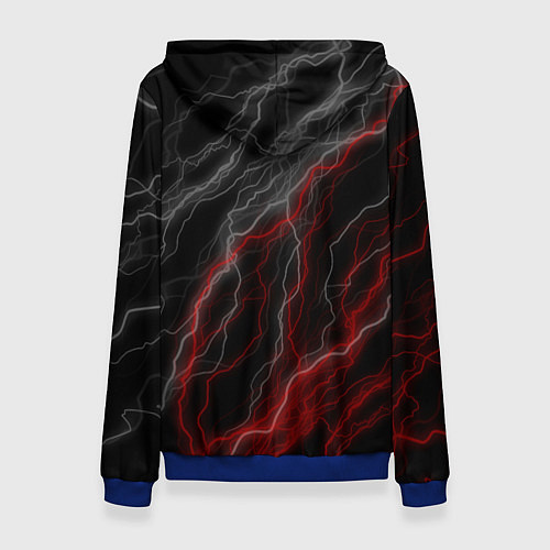 Женская толстовка The witcher - геральт- молнии / 3D-Синий – фото 2