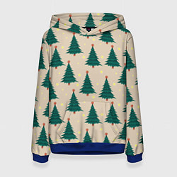 Женская толстовка Новогодняя ель