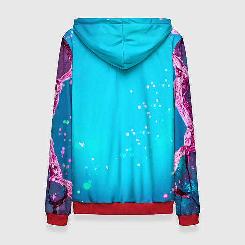 Женская толстовка Страусиная голова / 3D-Красный – фото 2