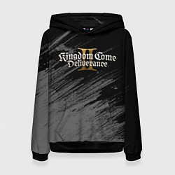 Толстовка-худи женская Kingdom come 2 - монохромный, цвет: 3D-черный