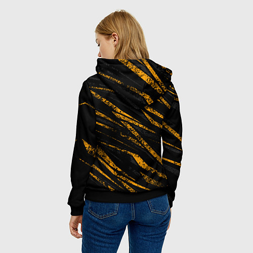 Женская толстовка Kingdom come 2 - orange / 3D-Черный – фото 4