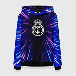 Толстовка-худи женская Real Madrid neon energy, цвет: 3D-черный