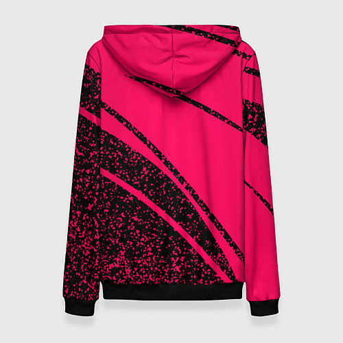 Женская толстовка Sport розовый с чёрным в крапинку / 3D-Черный – фото 2