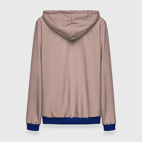 Женская толстовка Стаканчик с мордочкой / 3D-Синий – фото 2