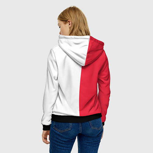 Женская толстовка 30 Seconds to Mars poster / 3D-Черный – фото 4