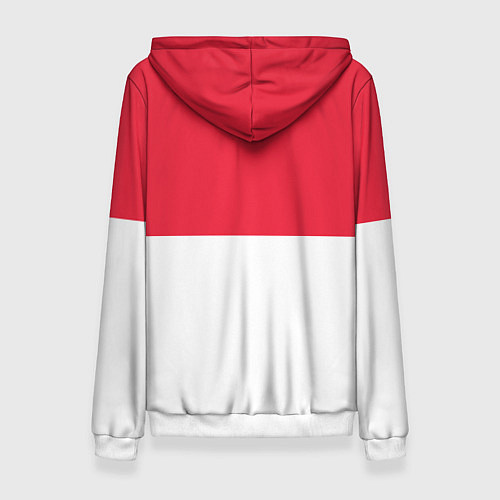 Женская толстовка 30 Seconds to Mars poster / 3D-Белый – фото 2