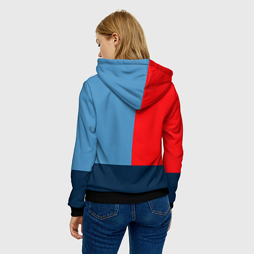 Женская толстовка Rick pop art / 3D-Черный – фото 4