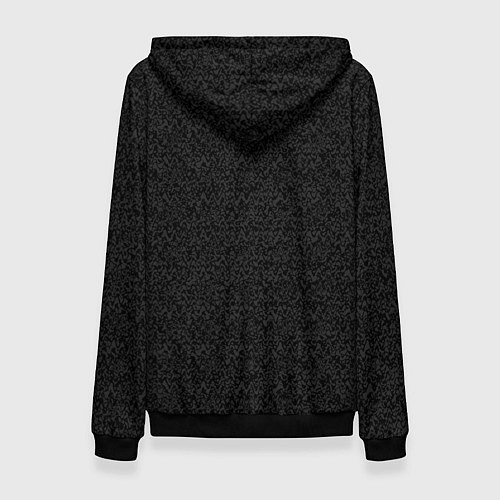 Женская толстовка Чёрный с серым тёмный текстурированный / 3D-Черный – фото 2
